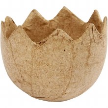 Papier Mache Egg Shells - 8 pack