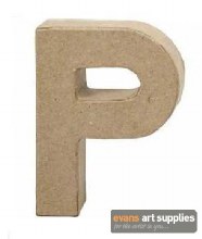 Papier Mache Small Letter P