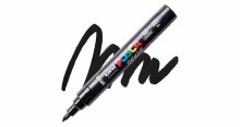 Uni Posca PC-5BR Brush Tip - Black