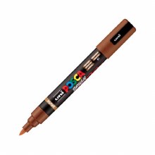 Uni Posca PC-5BR Brush Tip - Brown