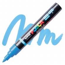 Uni Posca PC-5BR Brush Tip - Light Blue