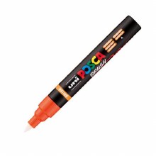 Uni Posca PC-5BR Brush Tip - Orange