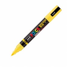 Uni Posca PC-5BR Brush Tip - Yellow