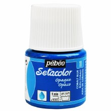Pebeo Setacolor Opaque Matt - Cobalt Blue 45ml Pebeo Setacolor Opaque Matt - Cobalt Blue 45ml
