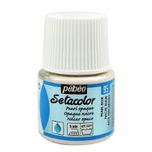 Pebeo Setacolor Opaque Pearl - Blue 45ml