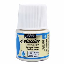 Pebeo Setacolor Opaque Pearl - Gold 45ml