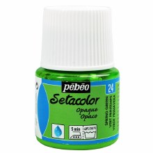 Pebeo Setacolor Opaque Matt - Spring Green 45ml Pebeo Setacolor Opaque Matt - Spring Green 45ml