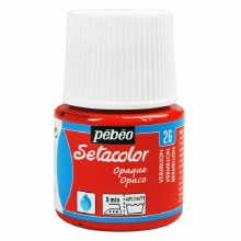 Pebeo Setacolor Opaque Matt - Vermilion 45ml