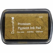 Dovecraft Pigment Ink Pad Gold