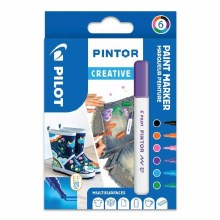 Pintor Extra Fine Tip Paint Marker Set 6 - Creative