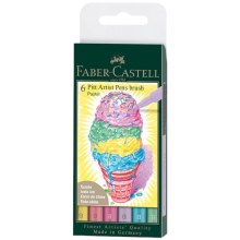 PITT Artist Pen Set of 6 Pastel