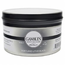 Gamblin Portland Lithography Black Ink 175ml Gamblin Portland Lithography Black Ink 175ml
