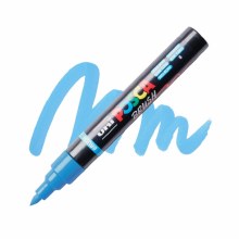 Uni Posca PC-5BR Brush Tip - Light Blue