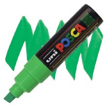 Uni Posca PC-8K - Fluo Green - Chisel