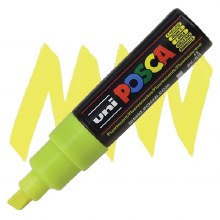 Uni Posca PC-8K - Fluo Yellow - Chisel