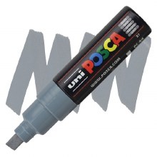 Uni Posca PC-8K - Grey - Chisel