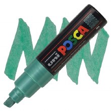 Uni Posca PC-8K - Metallic Green - Chisel