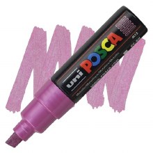 Uni Posca PC-8K - Metallic Pink - Chisel