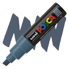 Uni Posca PC-8K - Slate Grey - Chisel