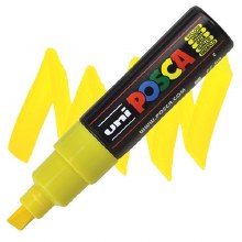 Uni Posca PC-8K - Yellow - Chisel