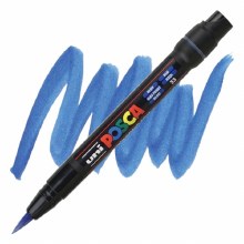 Uni Posca PCF-350 - Blue - Brush