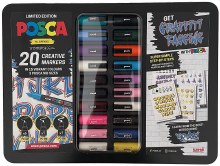 Posca Limited Edition Illustration Tin Posca Limited Edition Illustration Tin