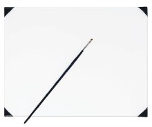 New Wave Posh Glass White Table Top Palette 12x16" New Wave Posh Glass White Table Top Palette 12x16"