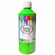 Poster Paint 500ml Fluo Green