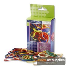 Rubber Bands Assorted Colours