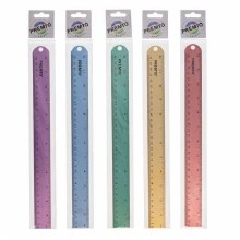 Premto Aluminium Ruler Pastel 30cm each Premto Aluminium Ruler Pastel 30cm each