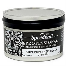 Speedball Professional Relief Ink - Supergraphic Black