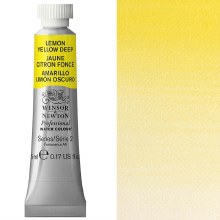 W&N Professional Watercolours 5ml Lemon Yellow Deep