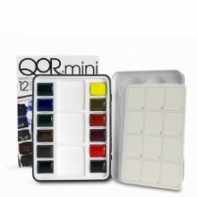 QoR Watercolour Mini Set 12 Half Pans QoR Watercolour Mini Set 12 Half Pans