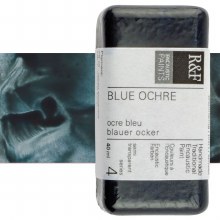 R&F Encaustic Paint 40ml Blue Ochre