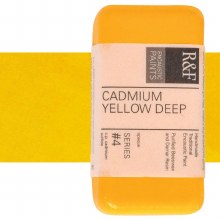 R&F Encaustic Paint 40ml Cadmium Yellow Deep