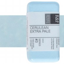 R&F Encaustic Paint 40ml Cerulean Extra Pale