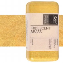 R&F Encaustic Paint 40ml Iridescent Brass