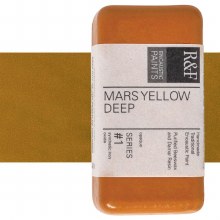 R&F Encaustic Paint 40ml Mars Yellow Deep