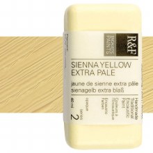 R&F Encaustic Paint 40ml Sienna Yellow Extra Pale