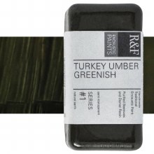 R&F Encaustic Paint 40ml Turkey Umber Greenish