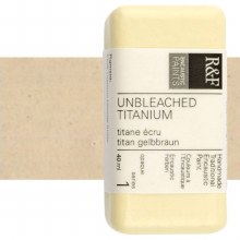 R&F Encaustic Paint 40ml Unbleached Titanium