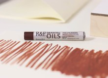 R&F Drawing Oils Brown Pink