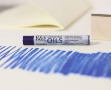 R&F Drawing Oils Phthalo Blue