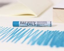 R&F Drawing Oils Turquoise Blue