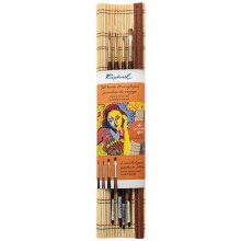 Raphael Bamboo Long Handle Brush Roll Raphael Bamboo Long Handle Brush Roll