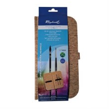 Raphael Brush Set (2 Brushes + Cork Case) - Softaqua