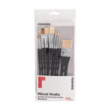 Reeves Mixed Media Brush Set of 10 Reeves Mixed Media Brush Set of 10