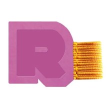 Rhodiarama Self Adhesive Pen Loop Lilac