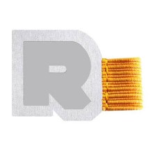 Rhodiarama Self Adhesive Pen Loop Silver