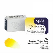 Rosa Full-Pan Watercolour - Cadmium Yellow Deep 732